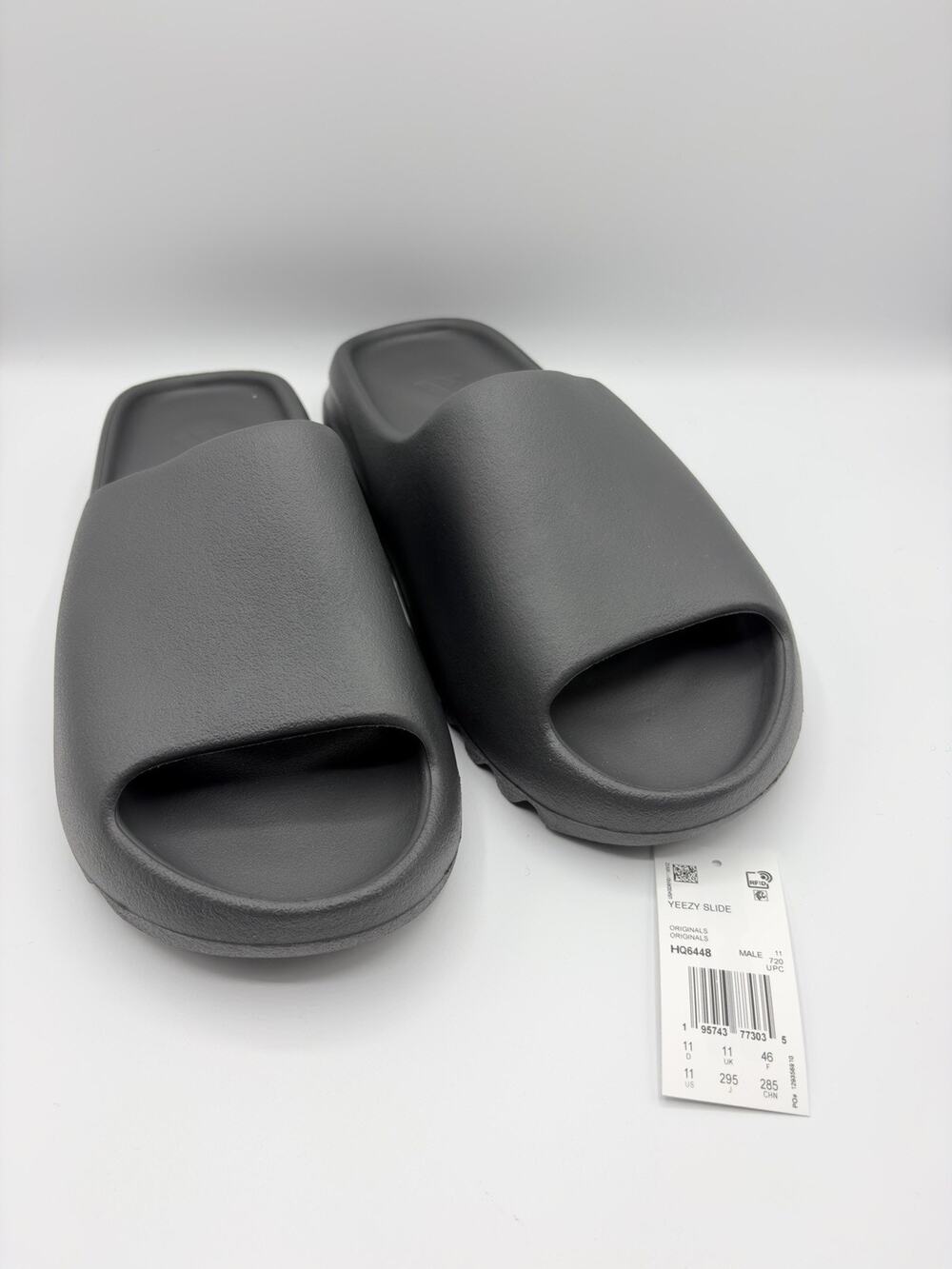 Adidas Yzy Yeezy Slides Sandals Shoes Men’s Sz 11 Black New NWOB